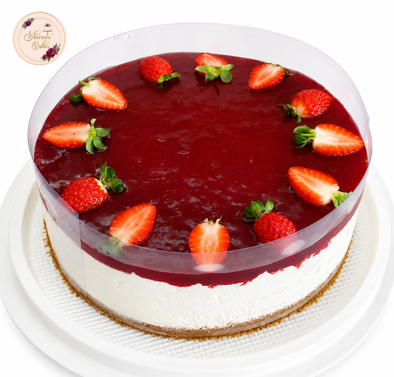 Strawberry Glaze Cheesecake